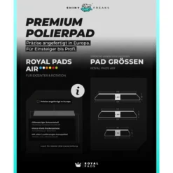Royal Pads AIR | 5er-Pack | Härte-Mix Ø75mm