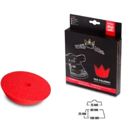 Royal Pads AIR Soft Schaum-Polierpad 80mm rot