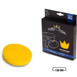 Royal Pads - PRO Medium Schaum-Polierpad 130mm gelb