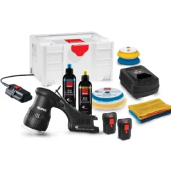 Rupes BigFoot HLR75 iBrid Mini Poliermaschine Luxus Kit, 14-teilig