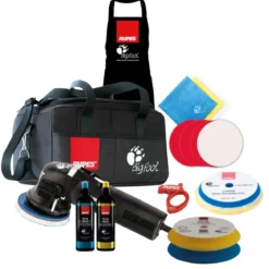 Rupes BigFoot LHR 12E Duetto Exzenterpoliermaschine Luxus Kit, 17-teilig