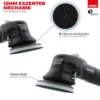 Rupes BigFoot LHR 12E Duetto Exzenterpoliermaschine Systainer Kit, 17-teilig