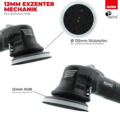 Rupes BigFoot LHR 12E Duetto Exzenterpoliermaschine Systainer Kit, 17-teilig