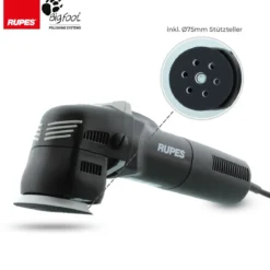 Rupes BigFoot LHR 75E Mini Exzenterpoliermaschine Luxus Kit, 13-teilig