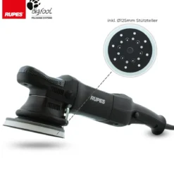 Rupes BigFoot LHR 15ES Exzenterpoliermaschine Basis Kit, 8-teilig