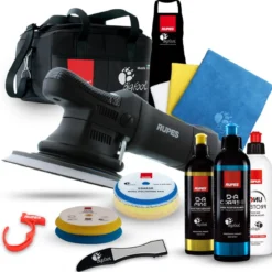 Rupes BigFoot LHR 21ES Exzenterpoliermaschine Luxus Kit, 15-teilig