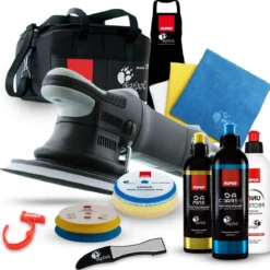 Rupes BigFoot LHR 21MarkIII Exzenterpoliermaschine Luxus Kit, 15-teilig