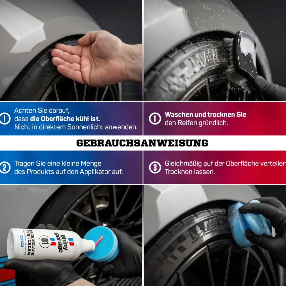 Shiny Garage Back2Black 2.0 Tire Dressing Cherry Gummipflege 500ml