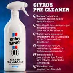 Shiny Garage Citrus Pre Cleaner Vorreiniger 5L