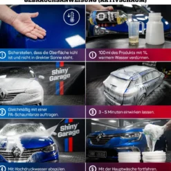 Shiny Garage Double Sour Shampoo & Foam Aktivschaum 1L