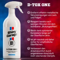 Shiny Garage D-Tox One Felgenreiniger & Flugrostentferner 25L