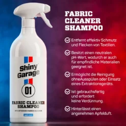 Shiny Garage Fabric Cleaner Shampoo Textilreiniger 1L