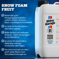 Shiny Garage Fruit Snow Foam Aktivschaum 1L