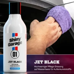 Shiny Garage Jet Black Trim Restorer Kunststoffpflege außen 500ml