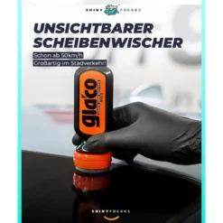 Soft99 Glas-Set Glaco Glass Compound Roll On & Ultra Glaco + Mikrofasertuch (3-teilig)