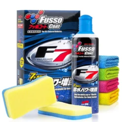 Soft99 Wachs Set Fusso Coat F7 All Colours + Zubehör (7-teilig)