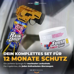 Soft99 Wachs Set Fusso Coat Light & Rain Drop Tornado Vortex (3-teilig)