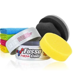 Soft99 Wachs Set Fusso Coat Light + Zubehör (7-teilig)