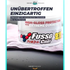 Soft99 Wachs Set Fusso Coat Light + Zubehör (7-teilig)