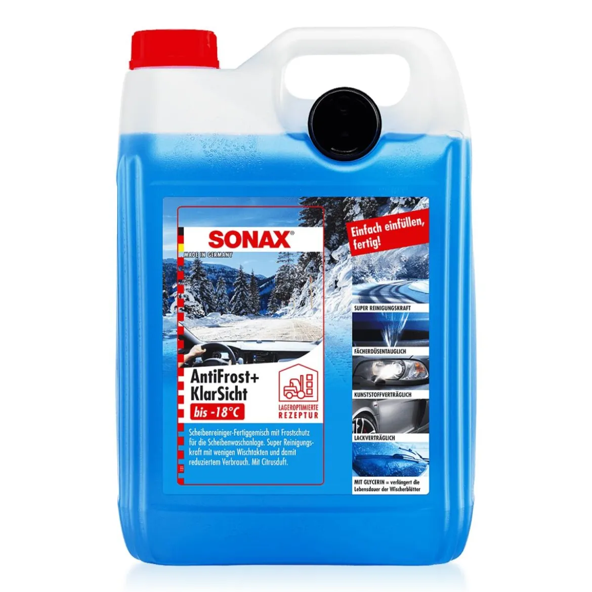 SONAX AntiFrost&KlarSicht bis -20°C Citrus 5L