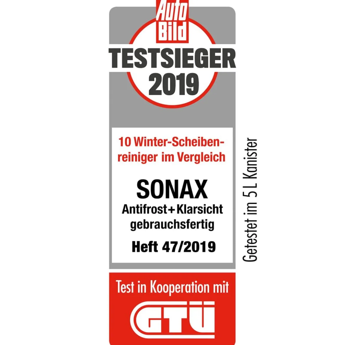 SONAX AntiFrost&KlarSicht bis -20°C Citrus 5L