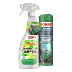 SONAX CleanStar mit MicrofaserTüchern Scheibe+Innen AktionsSet