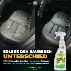 SONAX Innenraum-Set CleanStar 750ml + Zubehör (5-teilig)