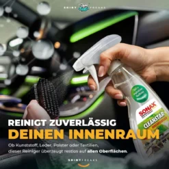 SONAX Innenraum-Set CleanStar 750ml + Zubehör (5-teilig)