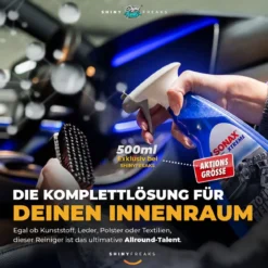 SONAX Innenraum-Set XTREME AutoInnenReiniger 500ml + Zubehör (4-teilig)