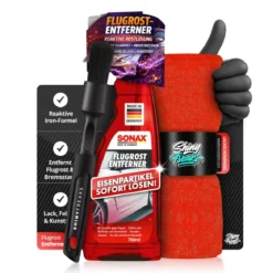 SONAX Lackreiniger Set FlugrostEntferner 750ml + Zubehör (4-teilig)