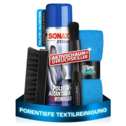 SONAX Polsterpflege Set XTREME Polster+AlcantaraReiniger 400ml + Zubehör (4-teilig)