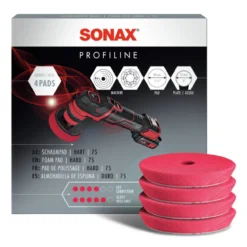SONAX SchaumPad hart 75mm 4Stk.