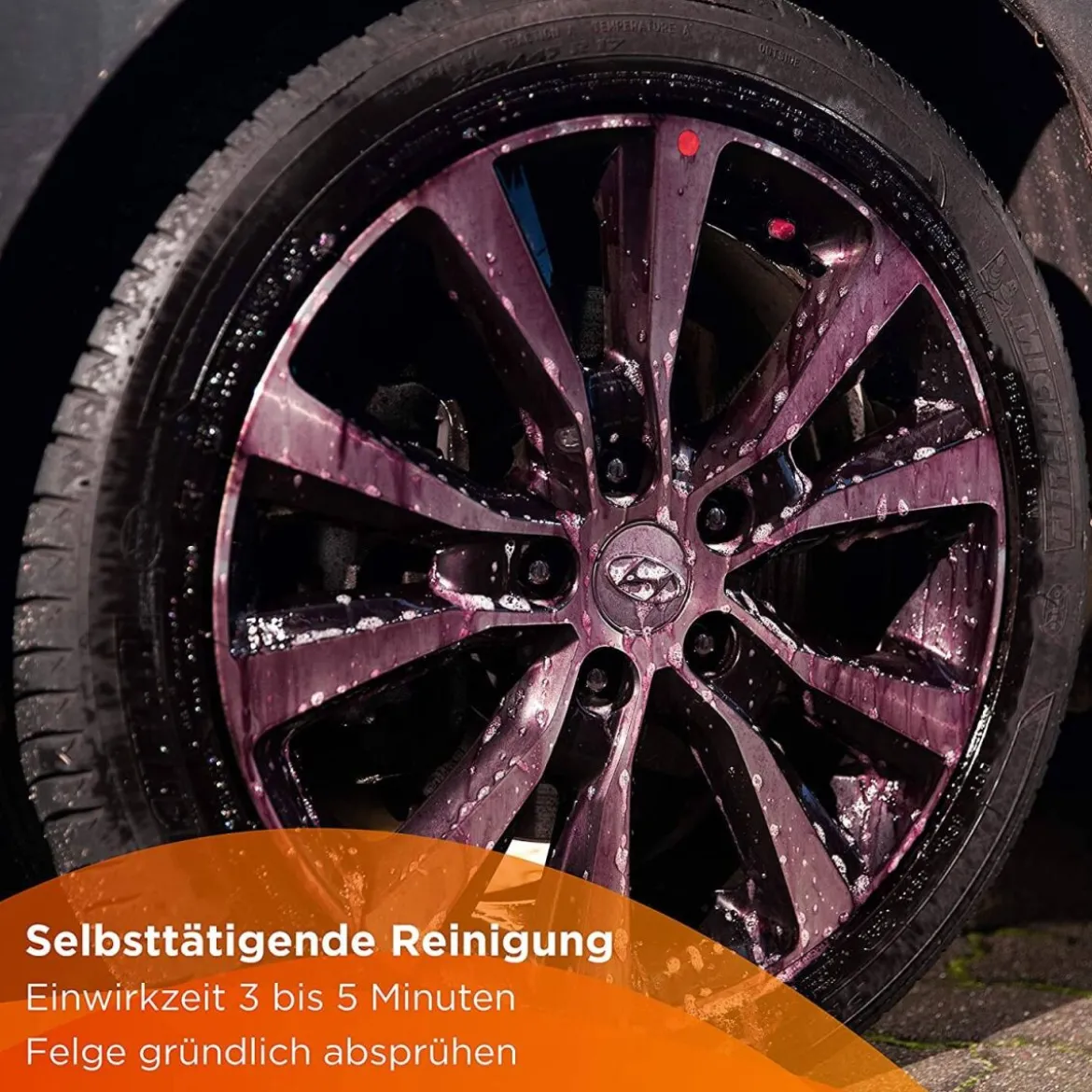 TUGA Chemie Felgenreiniger Set Alu-Teufel Spezial 1L + Felgenpinsel (2-teilig)