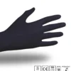 Unigloves BLACK PEARL Nitrilhandschuhe schwarz S, 100Stk.